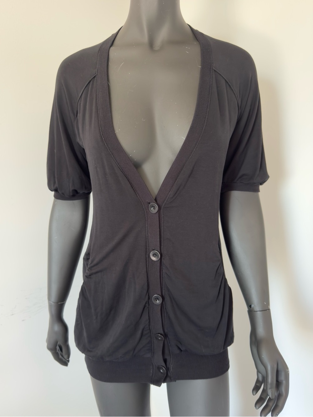 167. Wilfred Lyocell Short Sleeve Cardigan